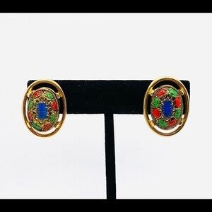 Sarah Coventry Vienna Clip Ons Vintage Earrings